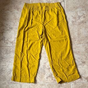 Old Navy Mustard Wide Leg Pants